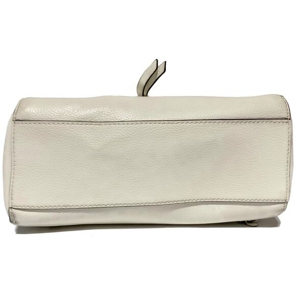 DKNY Women\'s White Leather Backpack Purse Bag 11x10x4 New York main image 4